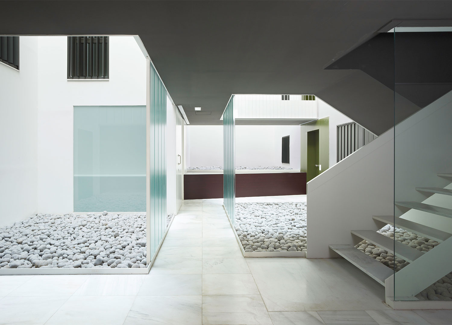 Vista Estudi Arquitectura - Edifici amb patis a Sabadell