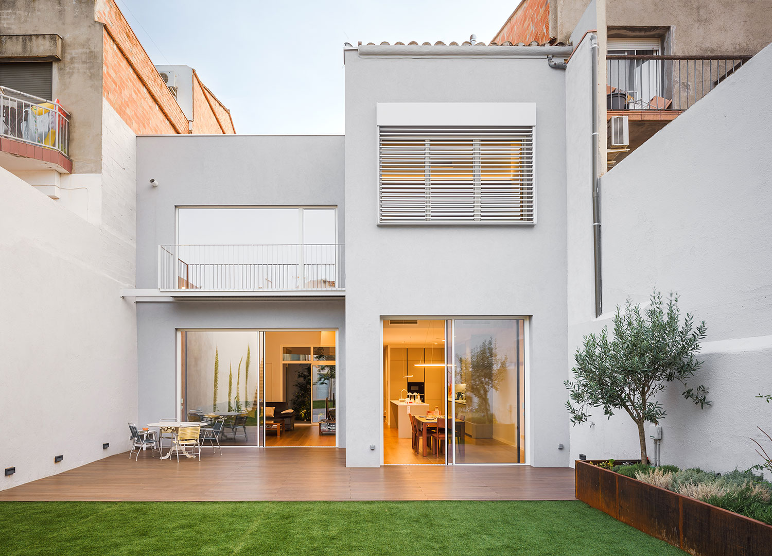 Vista Estudi Arquitectura - Reforma i ampliació amb fusta a Sabadell